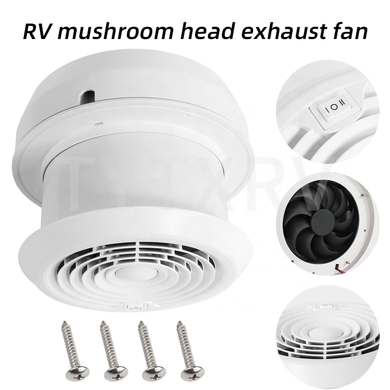 Travel Accessories Us - Accesorios para RV, Ventilador de Techo