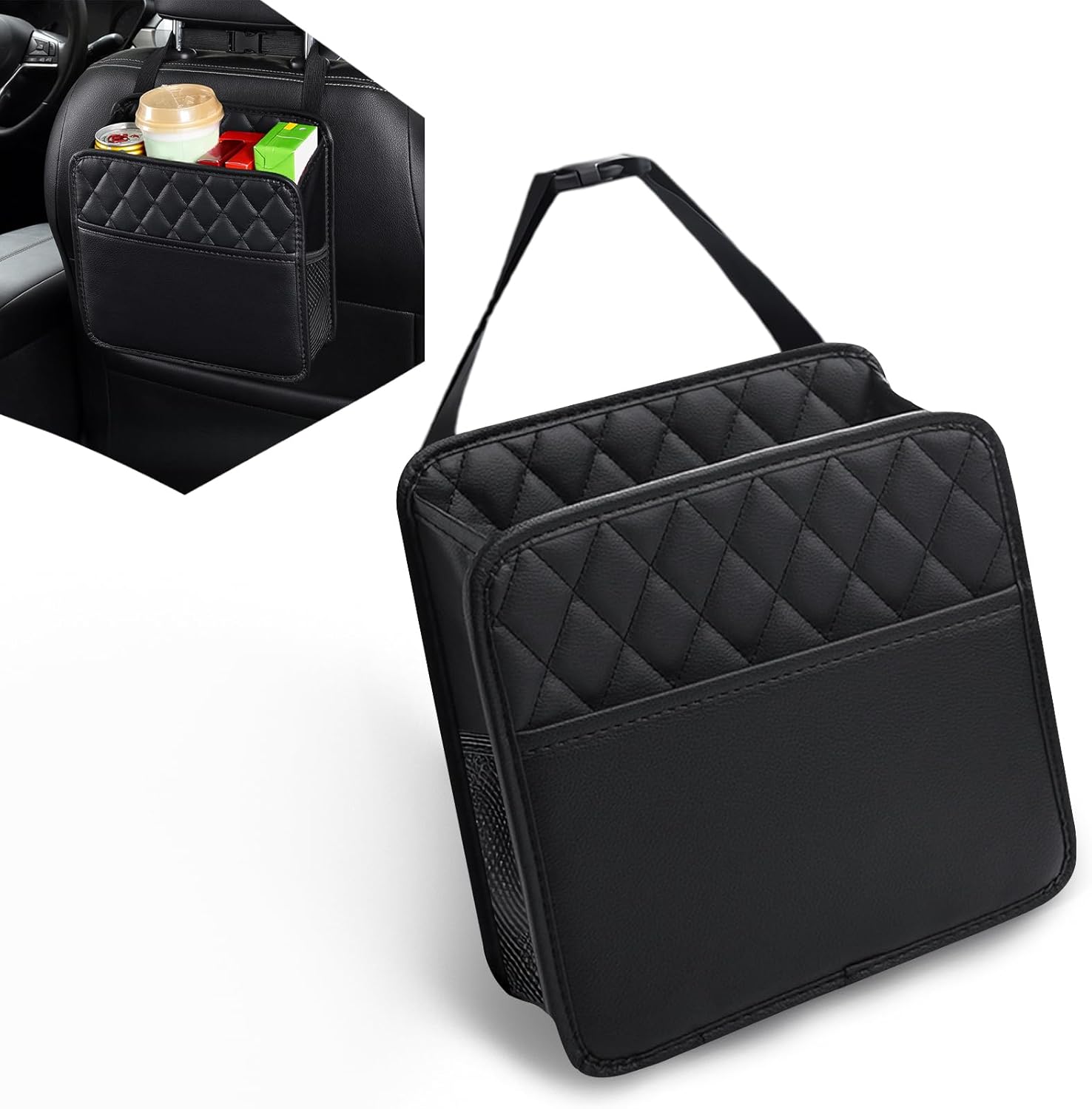 Travel Accessories Leather - Organizador Colgante para Asiento Trasero de