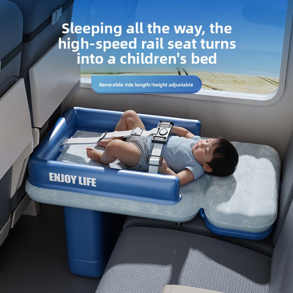 Travel Pillow Inflatable - Cama inflable de avión para niños