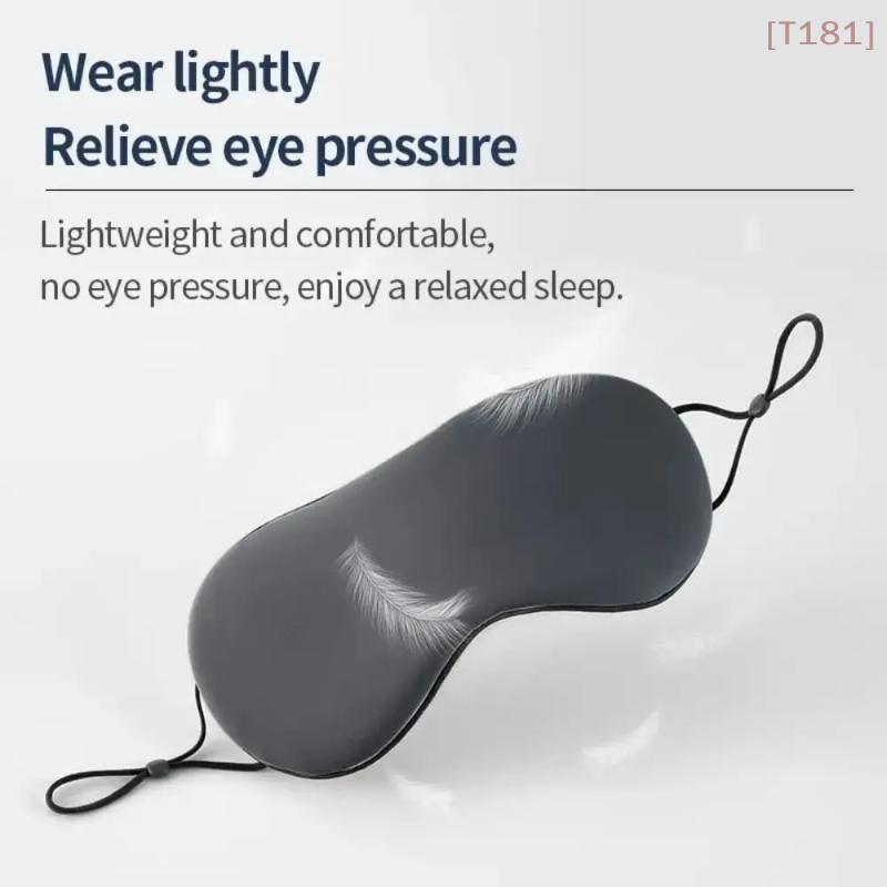 Eye Mask Sleep Travel - Antifaz de Seda de Hielo Ajustable,