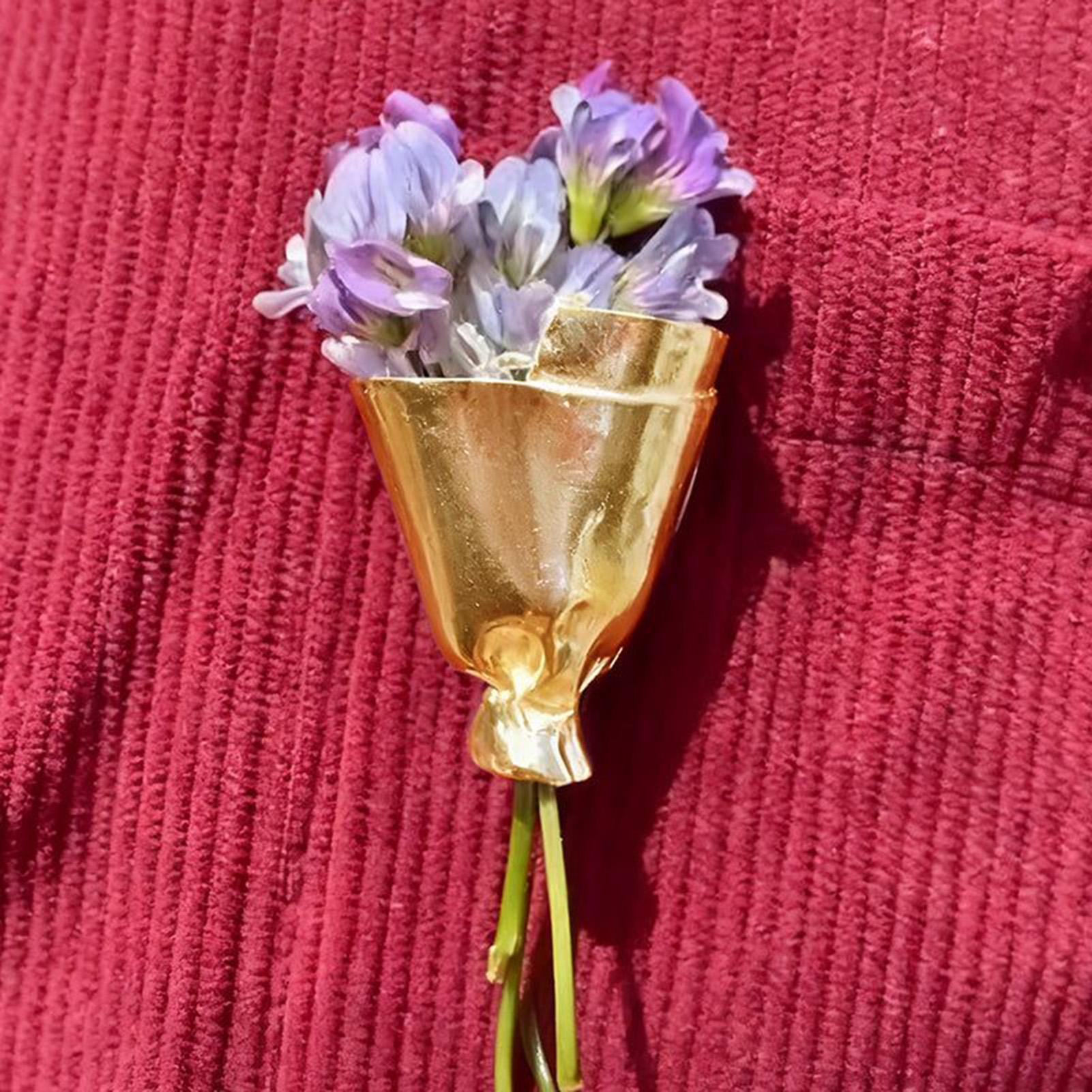 Travel Accessories India - Broche de flor para mujer, pin