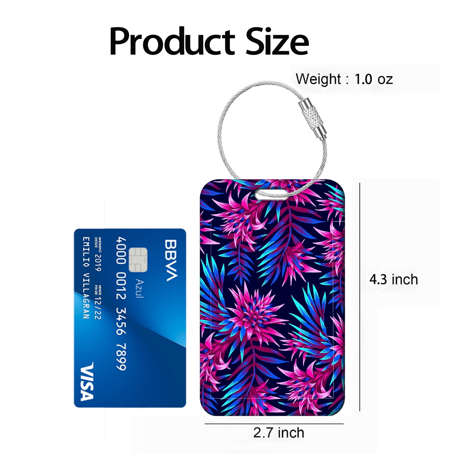 Etiqueta de equipaje con diseñ - Travel Accessories List For Women reseña y precio
