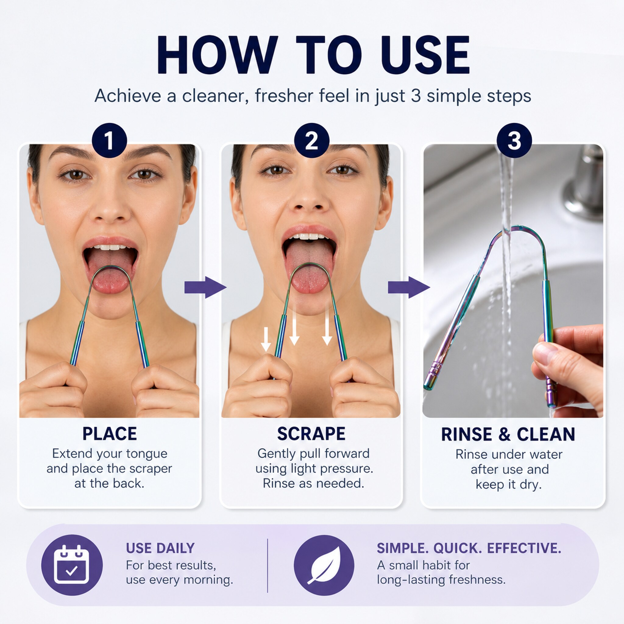 Limpiador de Lengua de Metal,  - Travel Accessories Needed reseña y precio