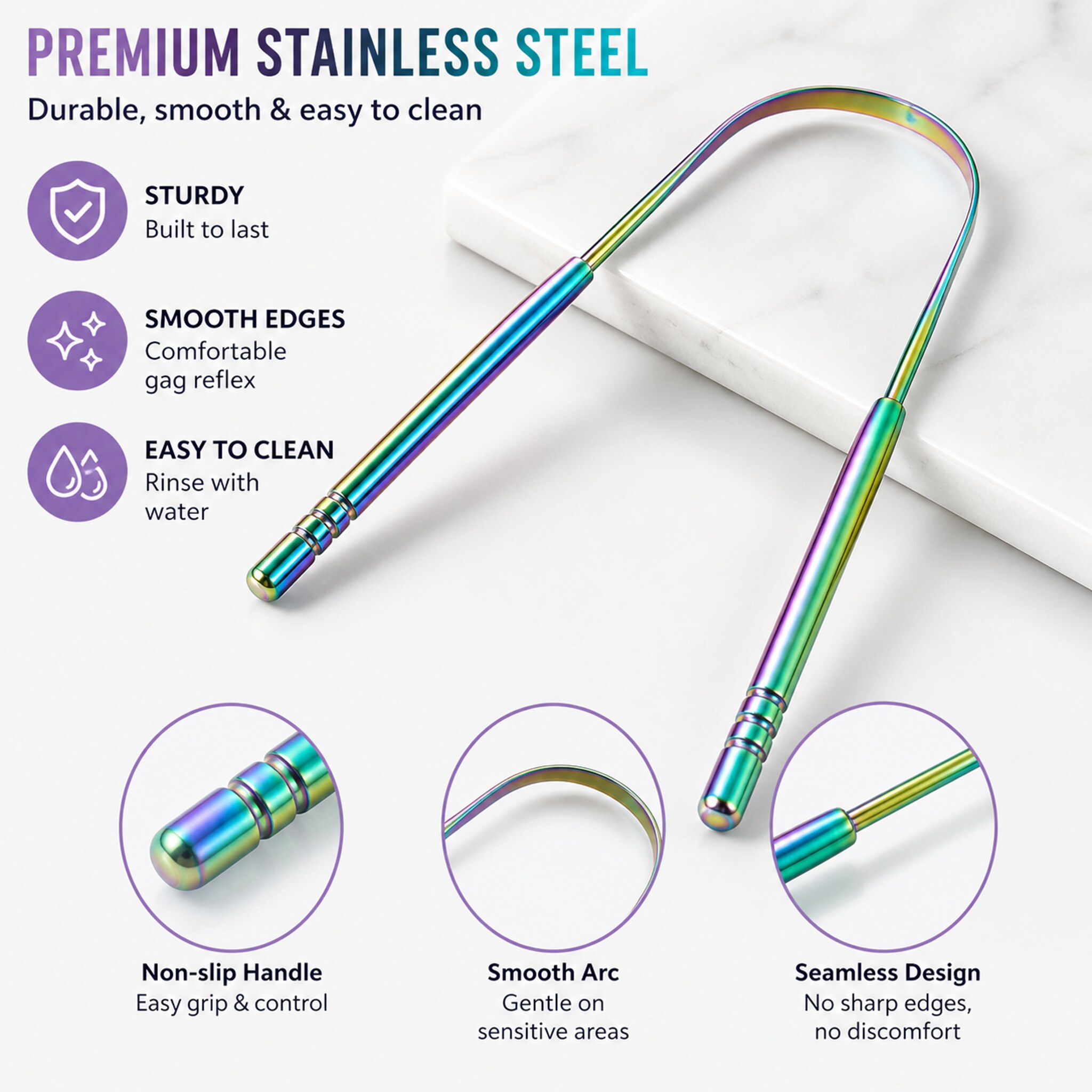 Limpiador de Lengua de Metal,  - Travel Accessories Needed reseña y precio