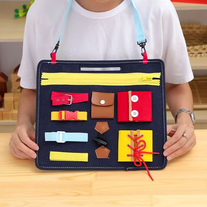 Tablero ocupado Montessori par - Travel Accessories Toddler reseña y precio