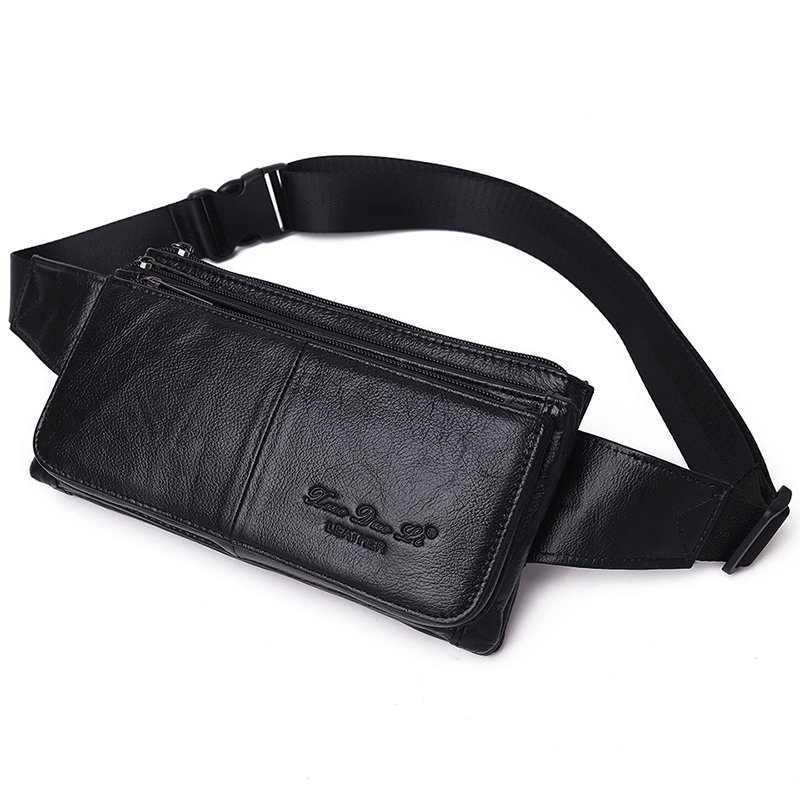 Riñonera de cuero genuino para - Travel Accessories Leather reseña y precio