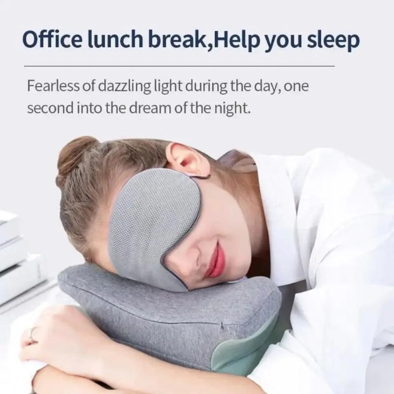Máscara de ojos de seda fría y - Eye Mask Sleep Travel reseña y precio