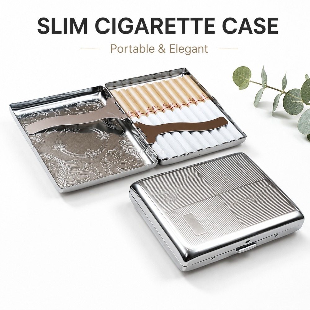 Caja de Cigarrillos de Acero I - Travel Accessories Us reseña y precio