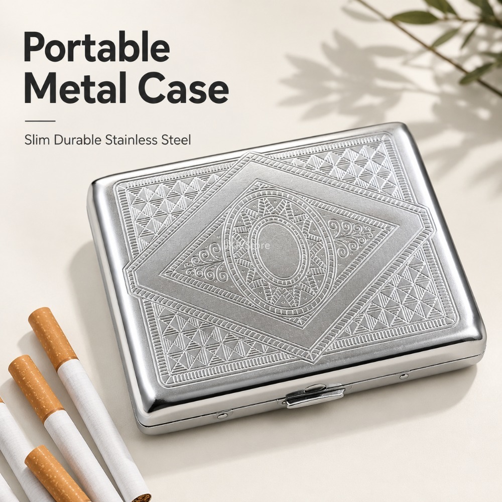 Caja de Cigarrillos de Acero I - Travel Accessories Us reseña y precio