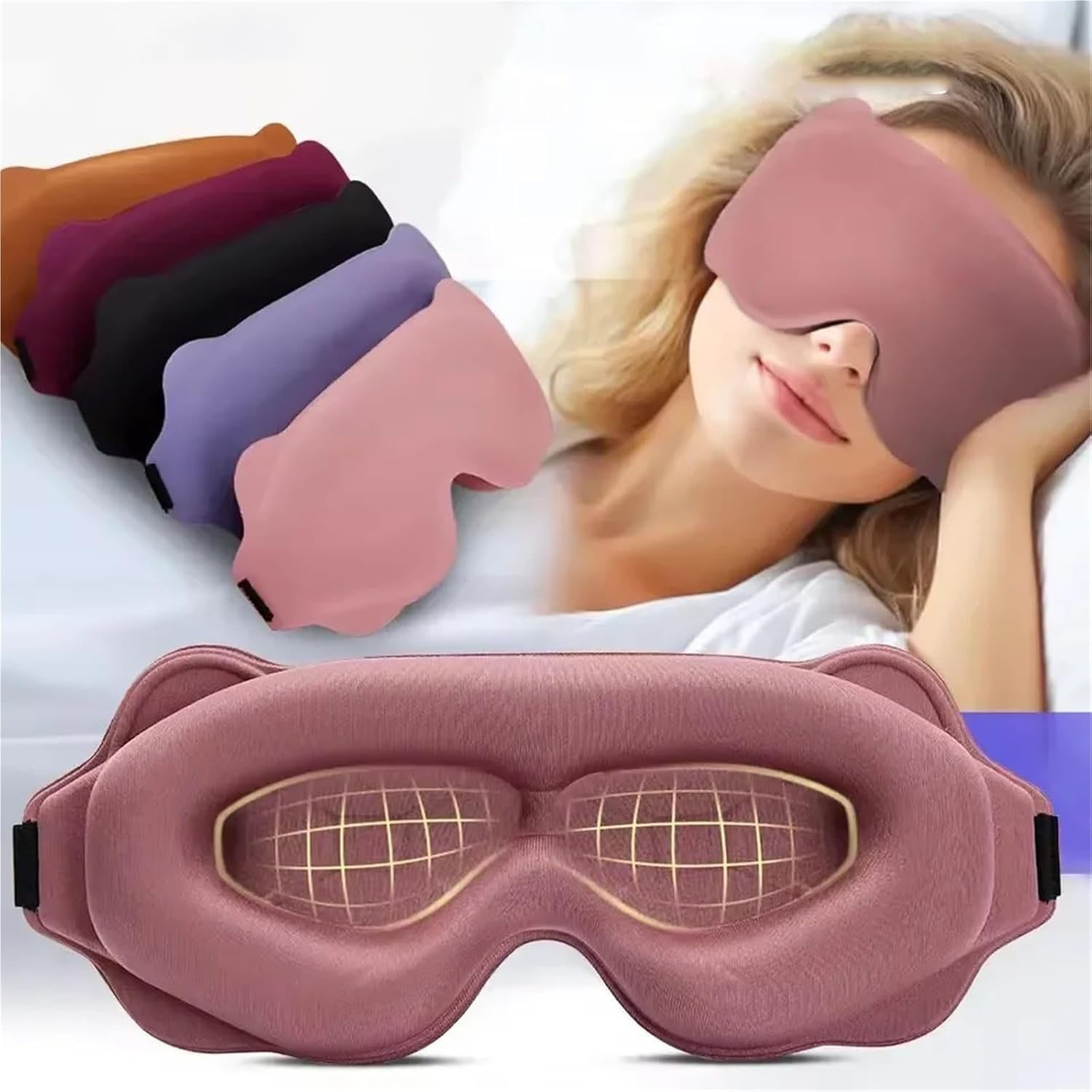 Máscara de Dormir 3D que Bloqu - Eye Mask Sleep Travel reseña y precio