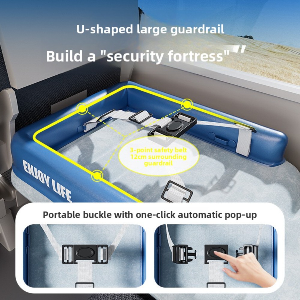 Cama inflable de avión para ni - Travel Pillow Inflatable reseña y precio