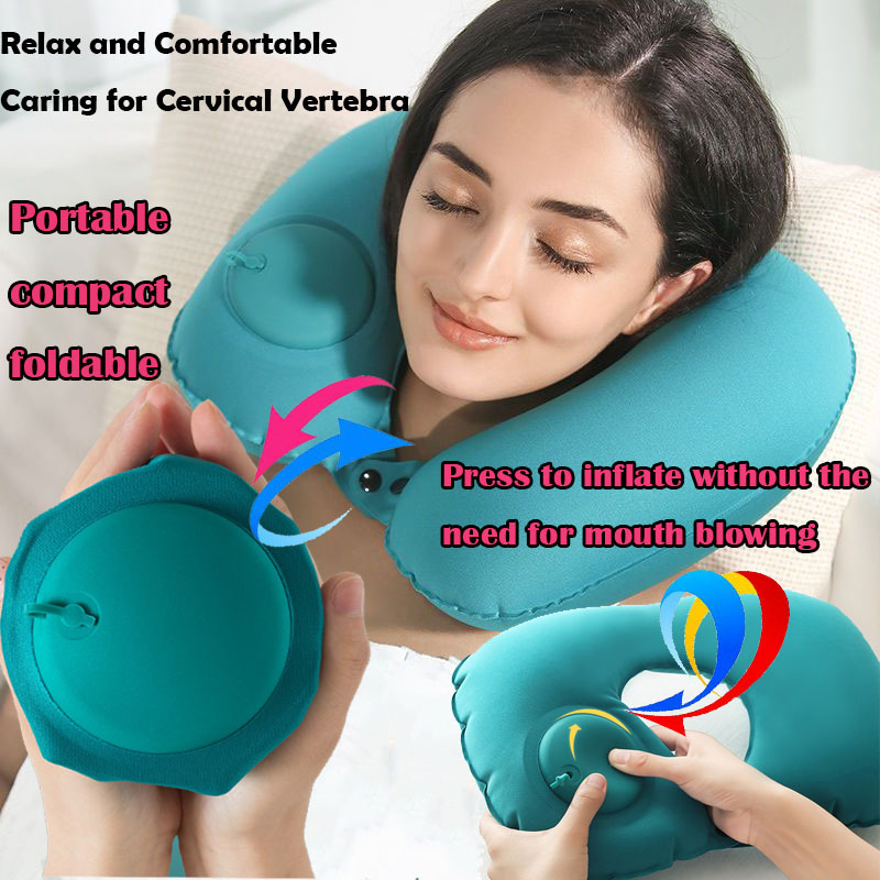 Almohada inflable portátil par - Travel Pillow Inflatable reseña y precio