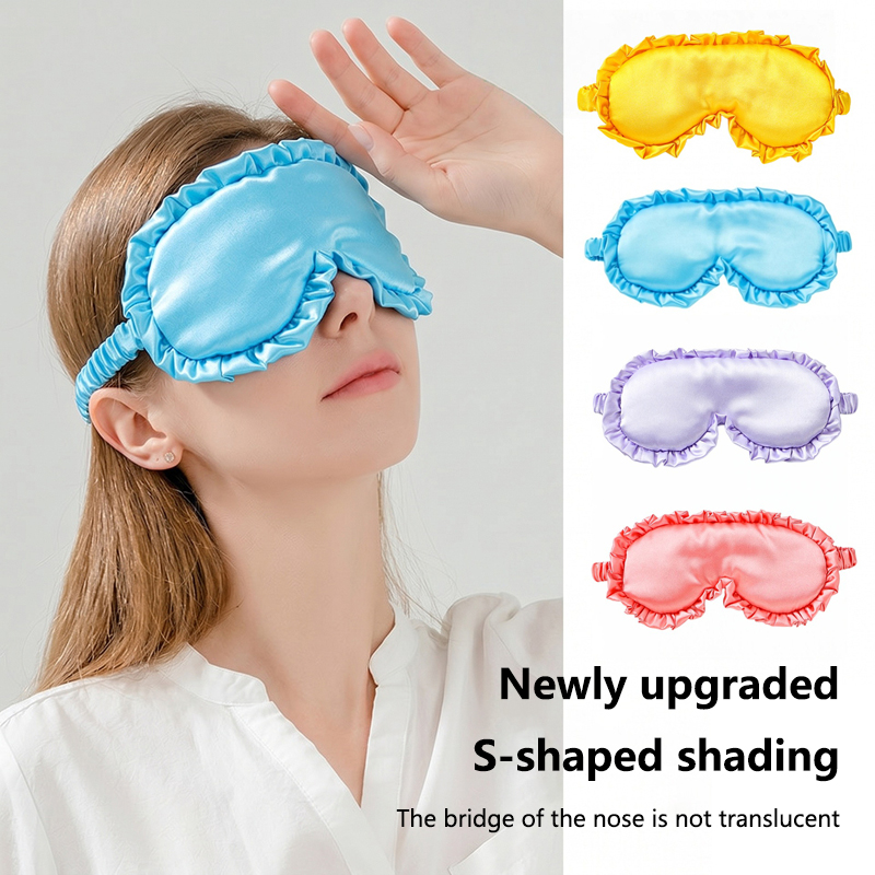 Antifaz de Seda Sintética con  - Eye Mask Sleep Travel reseña y precio