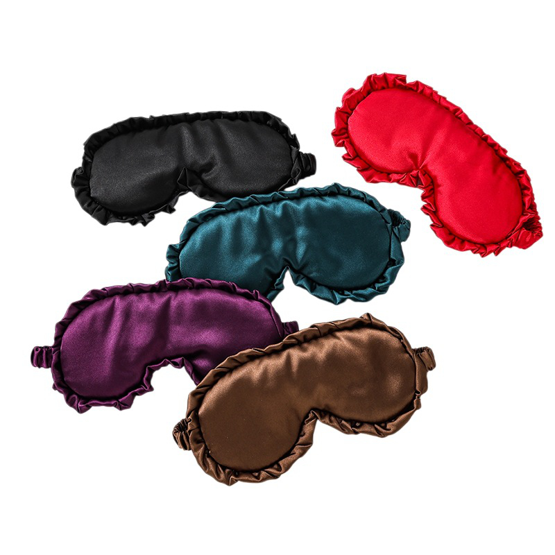 Antifaz de Seda Sintética con  - Eye Mask Sleep Travel reseña y precio