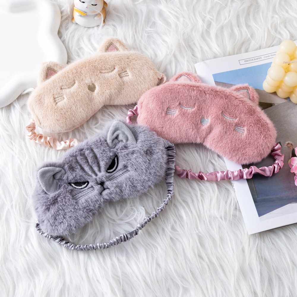 Máscara de Dormir de Felpa con - Eye Mask Sleep Travel reseña y precio