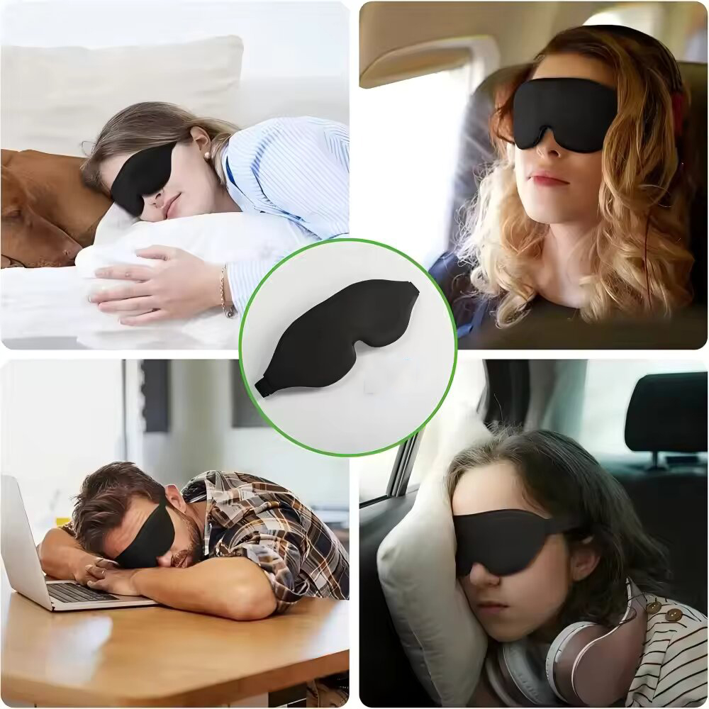 Antifaz 3D, Cómodo y Transpira - Eye Mask Sleep Travel reseña y precio