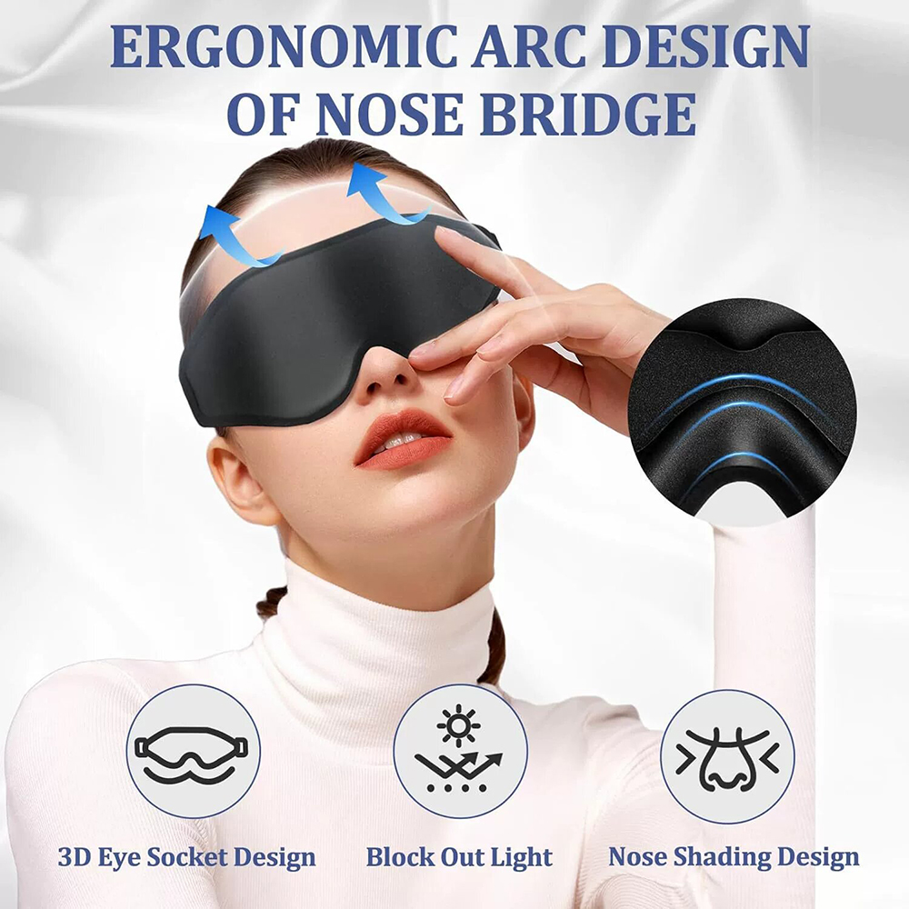 Antifaz 3D, Cómodo y Transpira - Eye Mask Sleep Travel reseña y precio