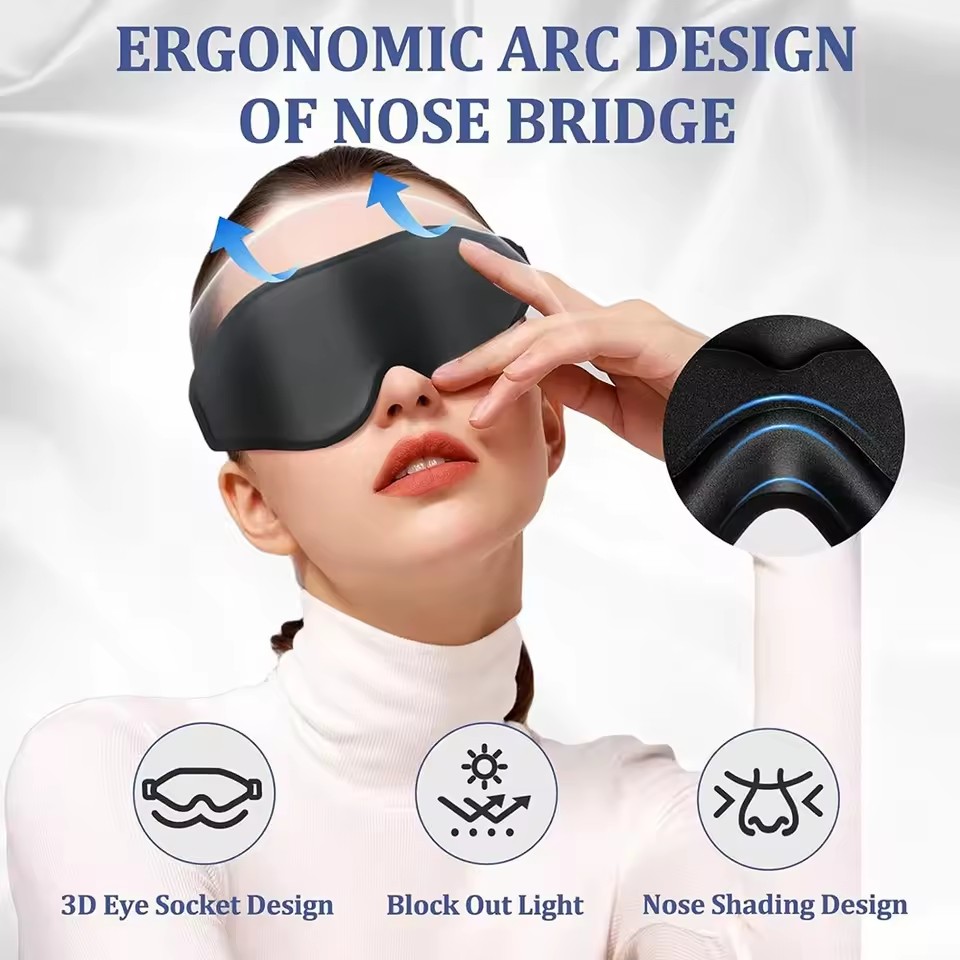 Antifaz 3D, Cómodo y Transpira - Eye Mask Sleep Travel reseña y precio