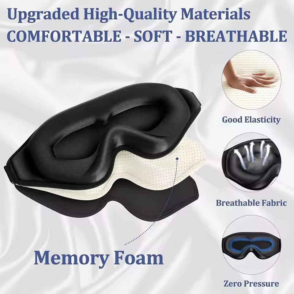 Antifaz 3D, Cómodo y Transpira - Eye Mask Sleep Travel reseña y precio