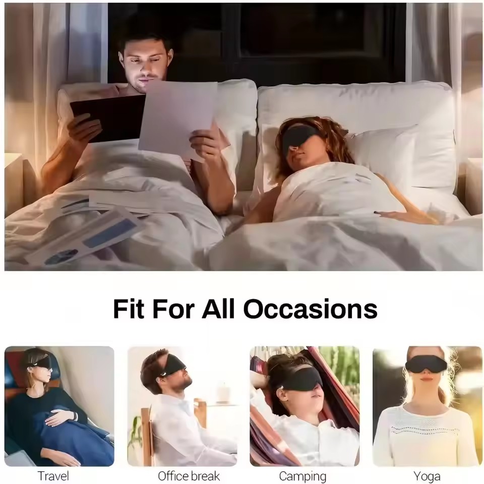 Antifaz 3D, Cómodo y Transpira - Eye Mask Sleep Travel reseña y precio