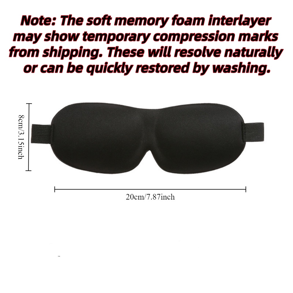 Antifaz 3D para Dormir, Máscar - Eye Mask Sleep Travel reseña y precio