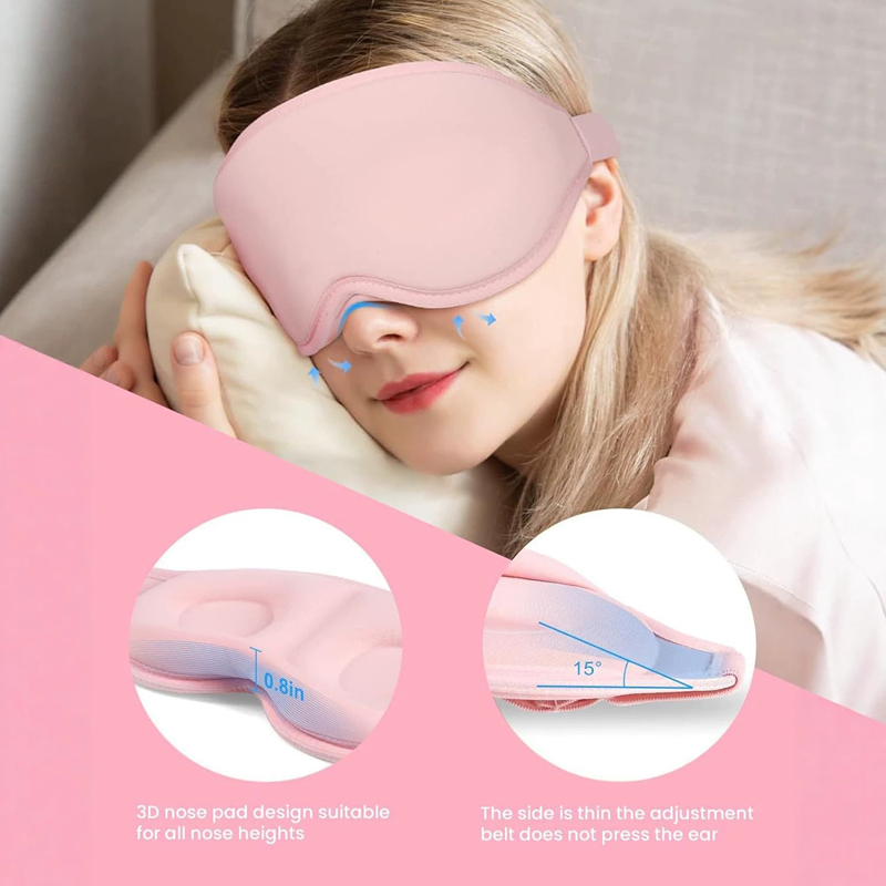 Antifaz 3D para Dormir, Parche - Eye Mask Sleep Travel reseña y precio