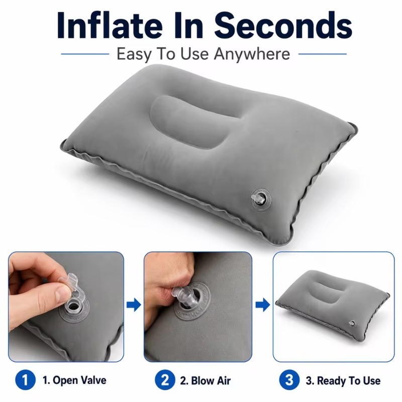 Almohada de aire inflable port - Travel Pillow Inflatable reseña y precio
