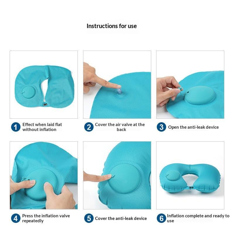 Almohada inflable portátil par - Travel Pillow Inflatable reseña y precio
